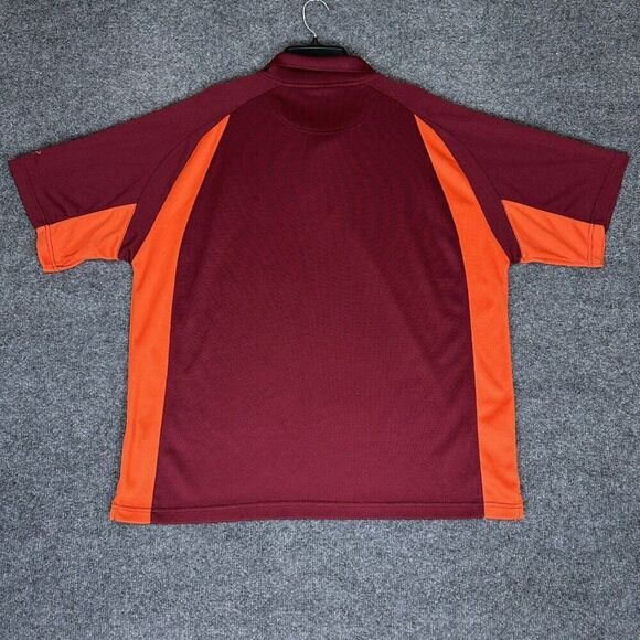 Virginia Tech‎ Hokies Starter Polo Shirt Mens XL Red College Short Sleeve VTG​ - Picture 5 of 7